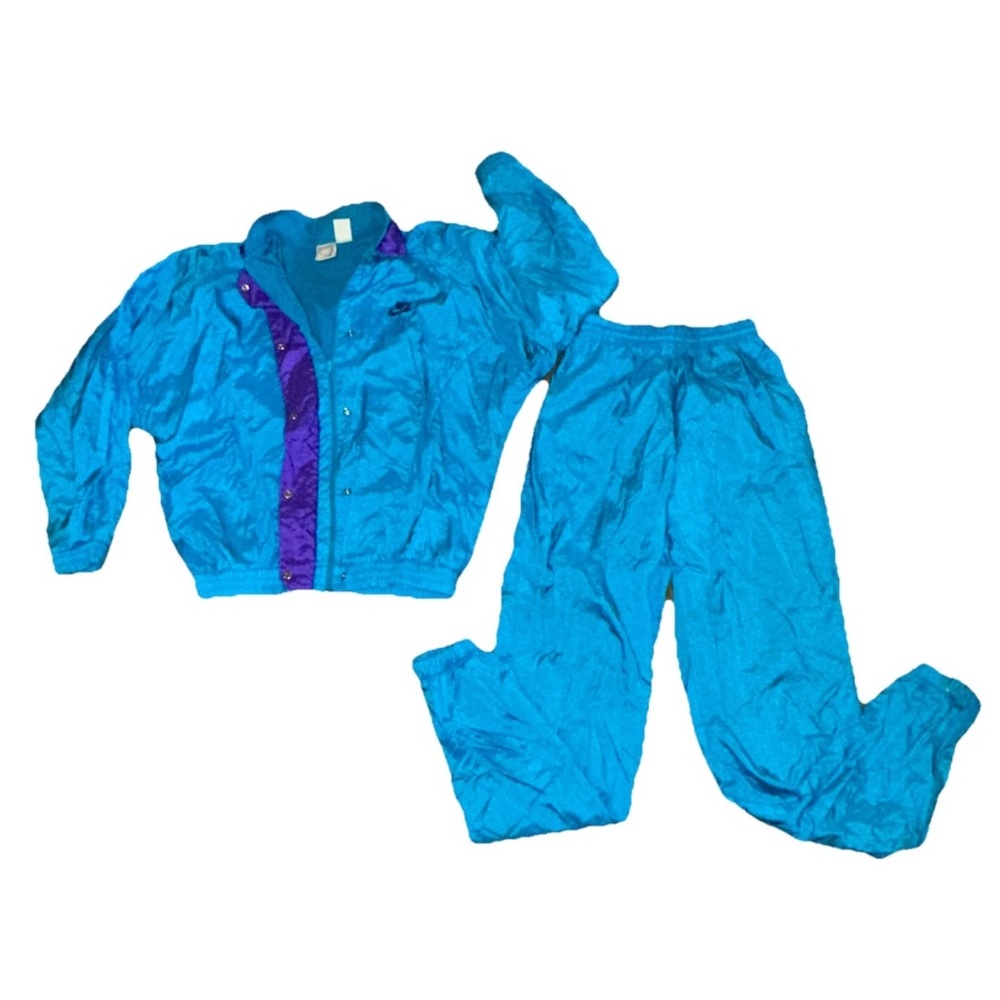 Vintage 90s Nike Teal Track Suit